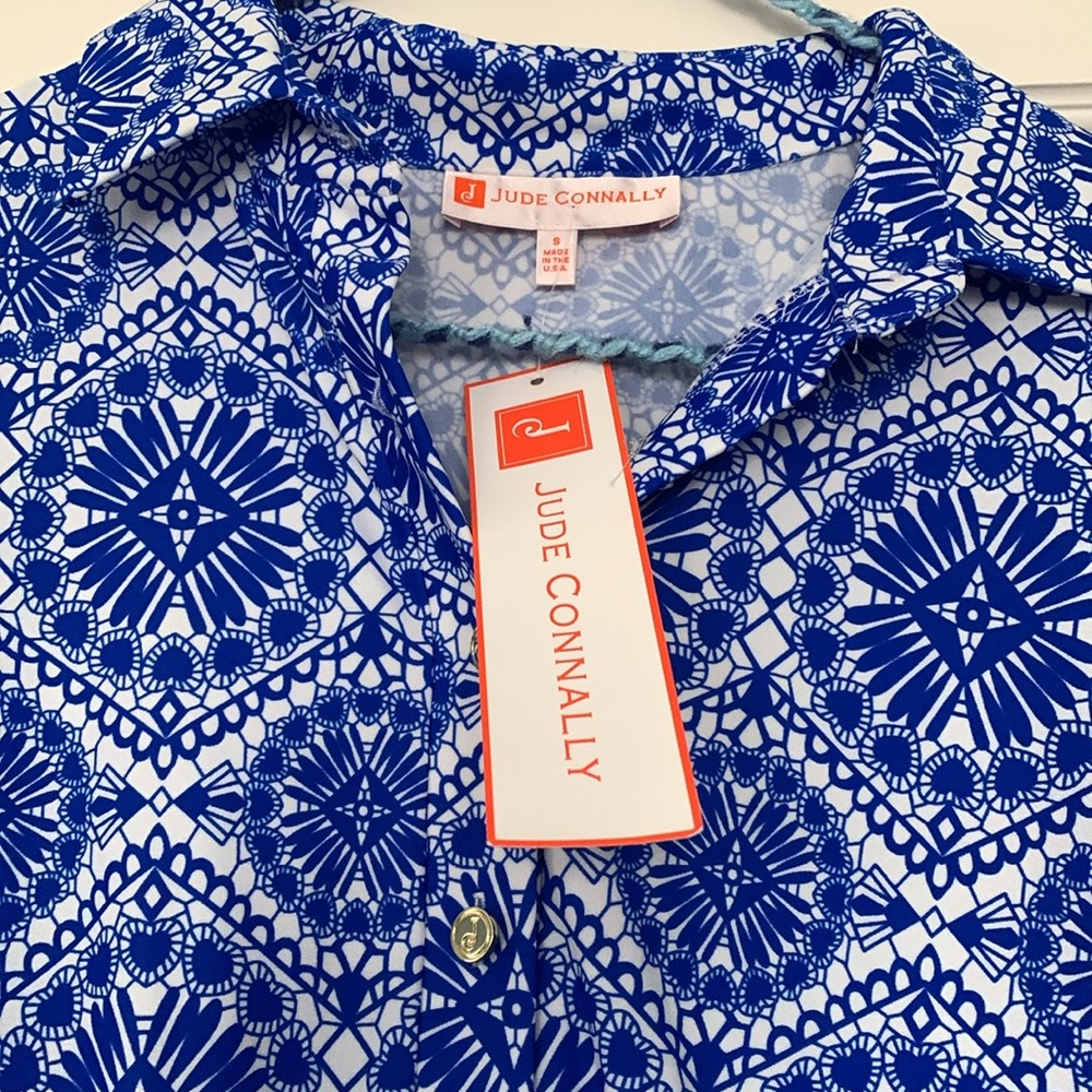 Jude Connally Blue Dress NWT - Picture 4 of 4